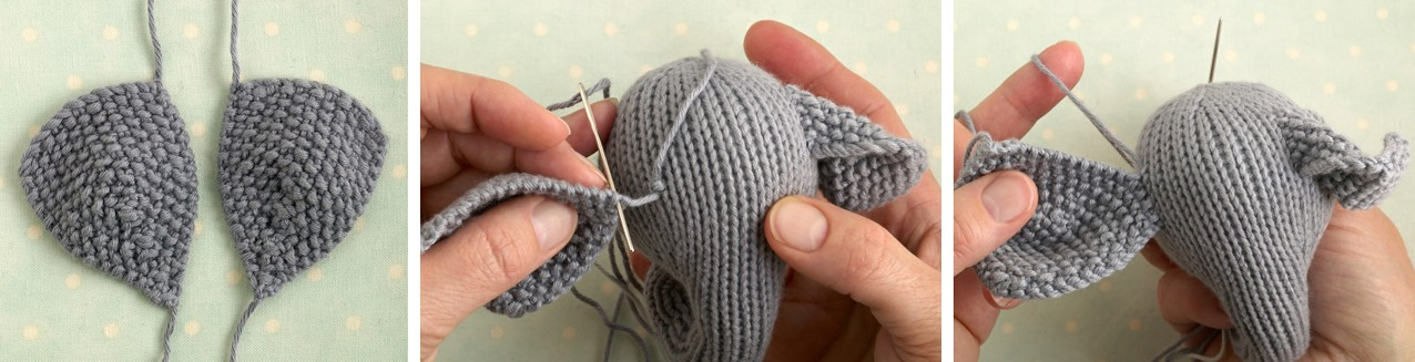 Wellington the elephant toy knitting pattern