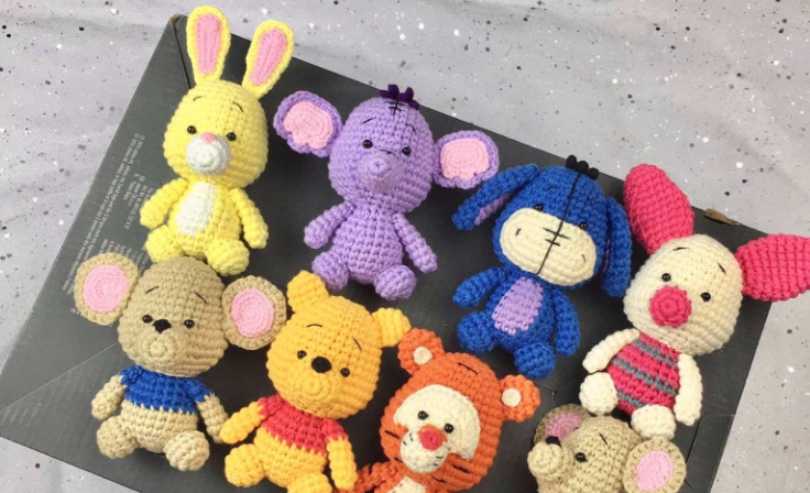 PDF PATTERN 8in1- winnie the POOH and friends crochet pattern