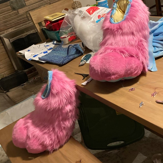 Digigrade Stompy Fursuit Feetpaw Indoor and Outdoor Pattern [PDF DOWNLOAD]