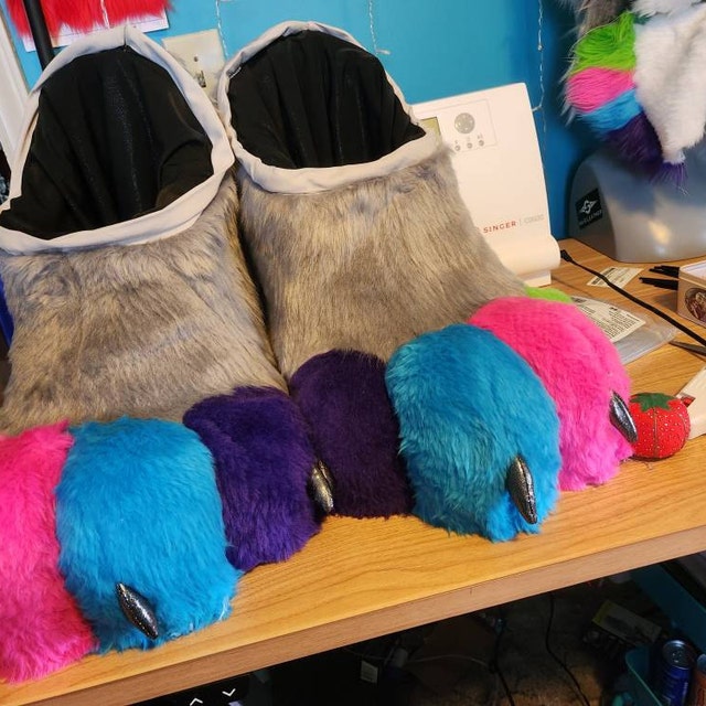 Digigrade Stompy Fursuit Feetpaw Indoor and Outdoor Pattern [PDF DOWNLOAD]