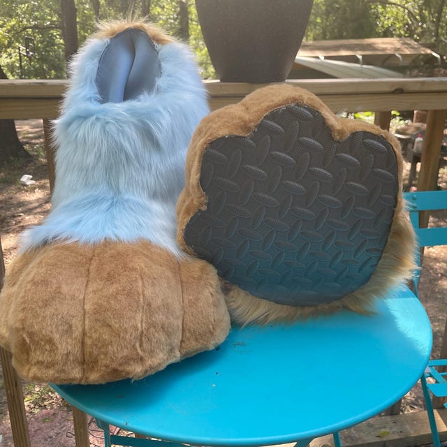 Digigrade Stompy Fursuit Feetpaw Indoor and Outdoor Pattern [PDF DOWNLOAD]