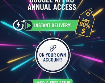 Google AI Pro Annual Access - Upgrade Your OWN Account