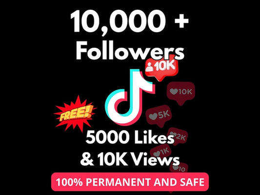TikTok 10,000+ Followers | 100% Safe & Permanent | Fast Delivery | Boost Your TikTok Profile | Growth Strategy